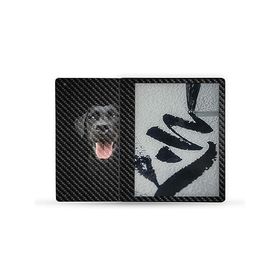 MightySkins Carbon Fiber Skin Compatible with Kindle Scribe (2022) Full Wrap - Black Lab | Protective Textured Carbon Fiber Finish | Easy _並行輸入