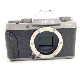 【全額返金保証】【最速発送】FUJIFILM デジタル一眼 FUJIFILM X-T100 ボディ ダークシルバー 動作確認済