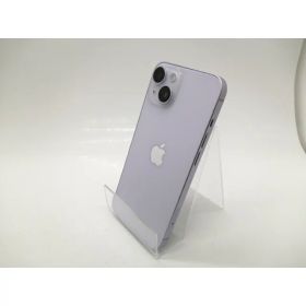 【中古】【赤ロム保証あり】Apple au 【SIMフリー】 iPhone 14 128GB パープル MPUY3J/A【秋葉5号】保証期間1ヶ月【ランクC】
