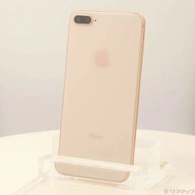 【中古】Apple(アップル) iPhone8 Plus 64GB ゴールド MQ9M2J／A SoftBank 【377-ud】