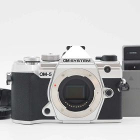オリンパス Olympus OM SYSTEM OM-5 Mirrorless Camera Silver 1515 shots [新品同様] #Z5720A