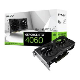 【中古】（新古品） PNY Technologies GeForce RTX 4060 8GB STANDARD DUAL FAN グラフィックスボード VCG40608DFXPB1 VD8564