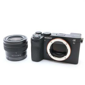 【中古】 《良品》 SONY α7C II ズームレンズキット ILCE-7CM2L B ブラック 【カードスロット内モルト接眼ラバー部品交換/各部点検済】 [ デジタルカメラ ]