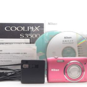 Nikon COOLPIX S3500 ピンク コンパクトデジタルカメラ 箱付
