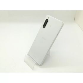【中古】SONY ymobile 【SIMロック解除済み】 Xperia 10 III ホワイト 6GB 128GB A102SO【静岡】保証期間1ヶ月【ランクB】