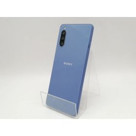 【中古】SONY au 【SIMロック解除済み】 Xperia 10 III ブルー 6GB 128GB SOG04【札幌南2条】保証期間1ヶ月【ランクB】
