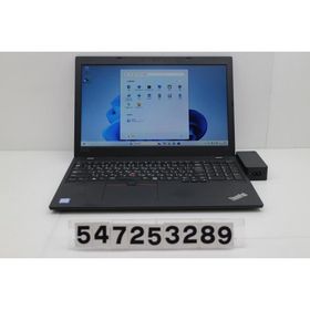 ノートパソコン Lenovo ThinkPad L590 Core i3 8145U 2.1GHz/8GB/256GB(SSD)/15.6W/FWXGA(1366x768)/Win11 キー文字消えあり