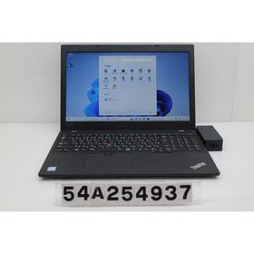 ノートパソコン Lenovo ThinkPad L590 Core i5 8265U 1.6GHz/8GB/256GB(SSD)/15.6W/FWXGA(1366x768)/Win11 外装打痕あり