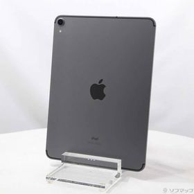 〔中古〕Apple(アップル) iPad Pro 11インチ 256GB スペースグレイ NU102J／A docomoロック解除SIMフリー〔371-ud〕
