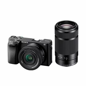 SONY ソニー デジタル一眼カメラ α アルファ α6400 ダブルズームレンズキット ILCE-6400X-B ブラック【送料無料】【KK9N0D18P】