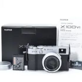 ★新品級★フジフイルム FUJIFILM X100VI シルバー 二言語モデル《ショット数：1,204回》★ LL2530#6606