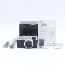 FUJIFILM X100VI シルバー｜約4020万画素 APS-C・23mm F2単焦点｜手ブレ補正搭載・高画質スナップ向け デジタルカメラ【中古】