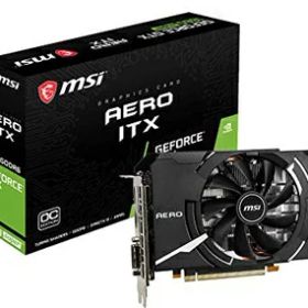 【中古】（新古品・未使用品） MSI GeForce GTX 1660 SUPER AERO ITX OC グラフィックスボード VD7112