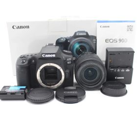 ■美品■ CANON デジタル一眼レフカメラ EOS 90D EF-S18-135 IS USM レンズキット ♯97030
