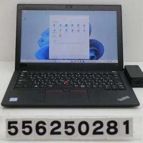 Lenovo ThinkPad X280 Core i5 8250U 1.6GHz/8GB/256GB(SSD)/12.5W/FHD(1920x1080)/Win11【中古】【20260205】