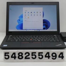 Lenovo ThinkPad X280 Core i5 8250U 1.6GHz/8GB/128GB(SSD)/12.5W/FHD(1920x1080)/Win11【中古】【20260203】
