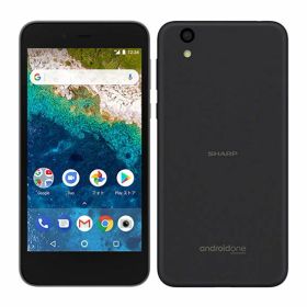 【中古】【安心保証】 SHARP Android One S3[32GB] SoftBank ネイビーブラック