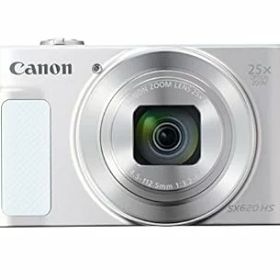 【中古】(非常に良い)Canon コンパクトデジタルカメラ PowerShot SX620 HS ホワイト 光学25倍ズーム／Wi-Fi対応 PSSX620HSWH