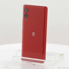 〔中古〕楽天 Rakuten Hand 5G 128GB クリムゾンレッド P780 楽天 SIMフリー〔198-ud〕
