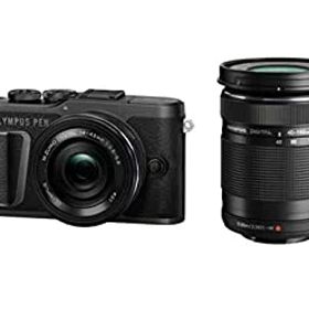 【中古】OLYMPUS ミラーレス一眼カメラ PEN E-PL10 EZダブルズームキット ブラック