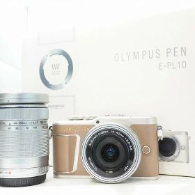【全品ポイント10倍！要エントリー】【期間限定セール】オリンパス OLYMPUS ミラーレス PEN E-PL10 EZダブルズームキット 【中古】