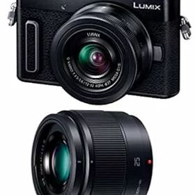 【中古】パナソニック ミラーレス一眼カメラ ルミックス GF10 ダブルレンズキット 標準ズームレンズ/単焦点レンズ付属 ブラック DC-GF10W-K