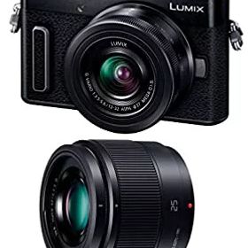 【中古】パナソニック ミラーレス一眼カメラ ルミックス GF10 ダブルレンズキット 標準ズームレンズ/単焦点レンズ付属 ブラック DC-GF10W-K