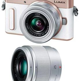 【中古】 パナソニック ミラーレス一眼カメラ ルミックス GF10 ダブルレンズキット 標準ズームレンズ/単焦点レンズ付属 ホワイト DC-GF10W-W