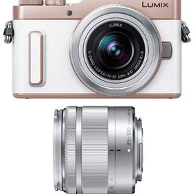 【中古】パナソニック ミラーレス一眼カメラ ルミックス GF10 ダブルレンズキット 標準ズームレンズ/望遠ズームレンズ付属 ホワイト DC-GF10WA-W