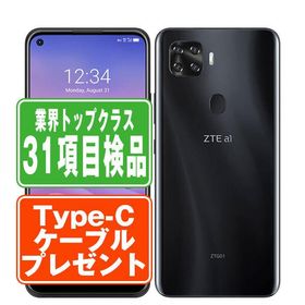 ZTG01 ZTE a1 ブラック SIMフリー au 中古 スマホ 本体 7日間返品OK あすつく ztg01bk6mtm 爆買