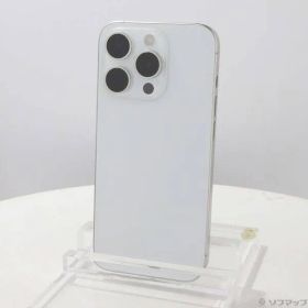 ソフマップ 〔中古品〕 iPhone15 Pro 128GB ホワイトチタニウム MTU83J／A SIMフリー【258】