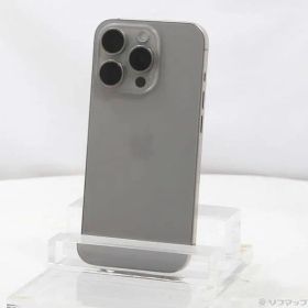 ソフマップ 〔中古品〕 iPhone15 Pro 128GB ナチュラルチタニウム MTU93J／A SIMフリー【377】