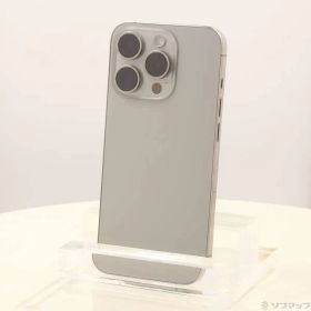 ソフマップ 〔中古品〕 iPhone15 Pro 128GB ナチュラルチタニウム MTU93J／A SIMフリー【297】