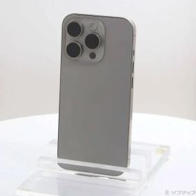 ソフマップ 〔中古品〕 iPhone15 Pro 128GB ナチュラルチタニウム MTU93J／A SIMフリー【269】