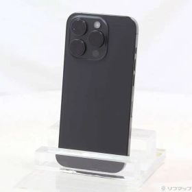 ソフマップ 〔中古品〕 iPhone15 Pro 128GB ブラックチタニウム MTU73J／A SIMフリー【251】