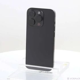 ソフマップ 〔中古品〕 iPhone15 Pro 128GB ブラックチタニウム MTU73J／A SIMフリー【344】