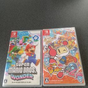 ニンテンドースイッチ(Nintendo Switch)のスーパーマリオブラザーズ ワンダー + スーパーボンバーマン R 2(家庭用ゲームソフト)