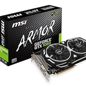 【中古】MSI GeForce GTX 1060 ARMOR 6G OC グラフィックスボード VD6103