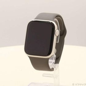 〔中古〕Apple(アップル) Apple Watch SE 第2世代 GPS 44mm スターライトアルミニウムケース クレイスポーツバンド〔377-ud〕