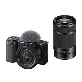 SONY ソニー デジタル一眼カメラ α アルファ VLOGCAM ZV-E10 ダブルズームレンズキット ZV-E10X-B ブラック