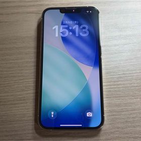 アップル(Apple)のアップル iPhone13 Pro 256GB シルバー 背面割れあり(スマートフォン本体)