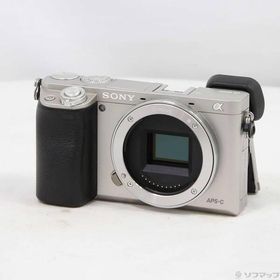 〔中古〕SONY(ソニー) α6000 ボディ シルバー ILCE-6000〔262-ud〕