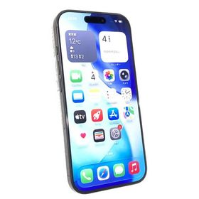 中古 Apple iPhone16 Pro 128GB ブラックチタニウム MYMV3J／A SIMフリー