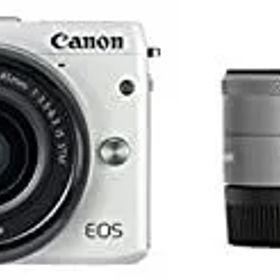 【中古】Canon ミラーレス一眼カメラ EOS M3 ダブルレンズキット(ホワイト) EF-M15-45mm F3.5-6.3 IS STM EF-M22mm F2 STM 付属 EOSM3WH-WLK2