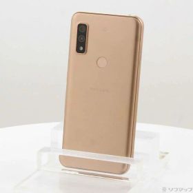 【中古】FUJITSU(富士通） arrows We 64GB ローズゴールド FCG01 au SIMフリー 【348-ud】