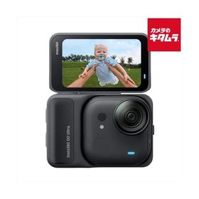 Insta360 GO Ultra スタンダードバンドル ミッドナイトブラック（CINSABEA-GOULTRA02） ビデオカメラ 4K 小型 高画質 ウェアラブル 《納期約１−２週間》