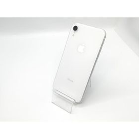 【中古】Apple 国内版 【SIMフリー】 iPhone XR 64GB ホワイト MT032J/A【アリオ倉敷】保証期間１ヶ月【ランクB】