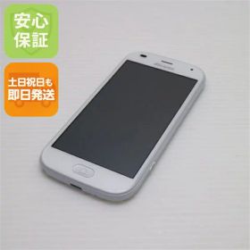 【中古】 新品同様 F-42A らくらくスマートフォン ホワイト 安心保証 即日発送 スマホ 白ロム 富士通 土日祝発送OK