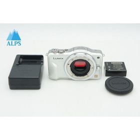 良品 Panasonic パナソニック LUMIX DMC-GF3 ボディ ミラーレス一眼カメラ シェルホワイト 260205af【アルプスカメラ】