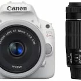 【中古】Canon デジタル一眼レフカメラ EOS Kiss X7(ホワイト) ダブルレンズキット EF-40mm F2.8 STM(ホワイト) EF-S18-55mm F3.5-5.6 IS STM付属 KISSX7